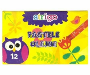 Strigo Olejové pastely 12 barev STRIGO