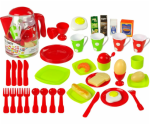 Import leantoys Food Set Jug Hrnek Talíře 42 prvků