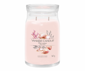 Svíčka ve skleněné dóze Yankee Candle, Růžové písky, 567 g