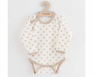 Kojenecké body New Baby Classic II hvězdy béžové Vel.80 (...