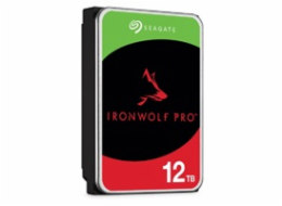 SEAGATE HDD 12TB IRONWOLF PRO (NAS), 3.5", SATAIII, 7200 RPM, Cache 256MB, CMR