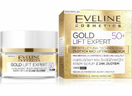 Eveline Gold Lift Expert 50+ Multi výživné krémové sérum na den a noc 50 ml