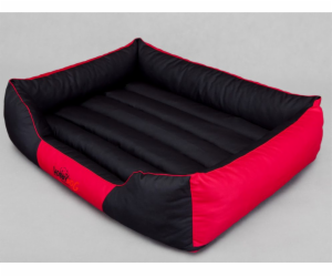 Hobbydog Comfort Bed - černo-červená XXXL