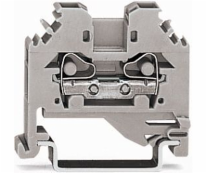 Wago 2vodičová svorkovnice 4mm2 šedá (281-101)