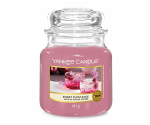 Svíčka ve skleněné dóze Yankee Candle, Sladké švestkové s...