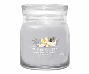 Svíčka ve skleněné dóze Yankee Candle, Kouřová vanilka a ...