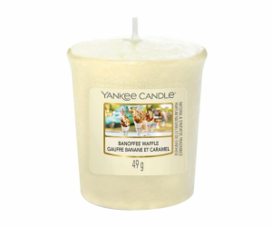 Svíčka Yankee Candle, Vafle s banány a karamelem, 49 g