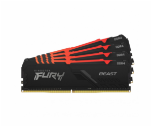 KINGSTON DIMM DDR4 32GB (Kit of 4) 3600MT/s CL17 FURY Bea...