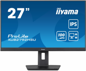 iiyama ProLite/XUB2792HSU-B6/27"/IPS/FHD/100Hz/0,4ms/Blac...