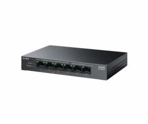 TP-Link LiteWave switch LS106LP (6x100Mb/s, 4xPoE, 41W, f...