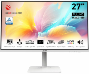 Moderní monitor MD2712PW 27" IPS/FHD/100Hz/4ms/bílý