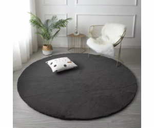 Strado Kulatý koberec Rabbit Strado 160x160 DeepGrey (Gra...