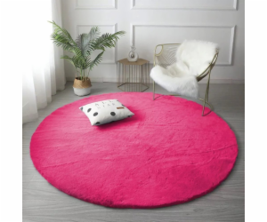 Strado Kulatý koberec Rabbit Strado 90x90 HotPink (růžový)