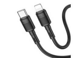 Data kabel HOCO X83 Victory, USB-C/Lightning (PD), PD20W, 1m, černá