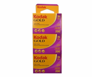 Kinofilm Kodak Gold GB 200/36 3 pack