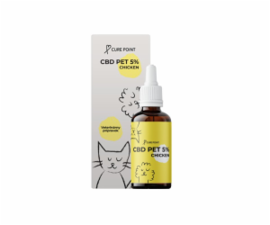 Cure Point CBD PET 5% Olej pro psy Chicken 10ml