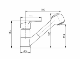 Kuchyňská baterie Domoletti Verona DVT010.5