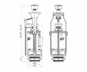 KNOFLÍK NULEID MECHANIZ METALIZU 3/6L