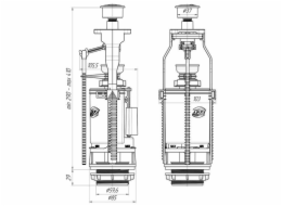 KNOFLÍK NULEID MECHANIZ METALIZU 3/6L