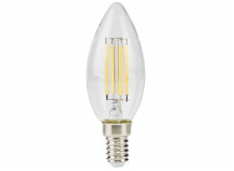 NEDIS LED žárovka E14/ svíčka/ 4,5 W/ 220 V/ 470 lm/ 2700 K/ stmívatelná/ teplá bílá/ retro styl/ čirá