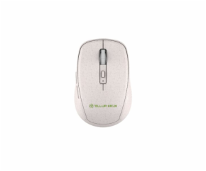 Tellur Green Wireless Mouse Nano Reciever Creame