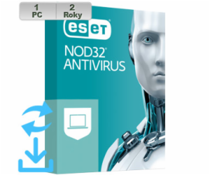 ESET NOD32 Antivirus 20XX 1PC na 2r El.lic AKT