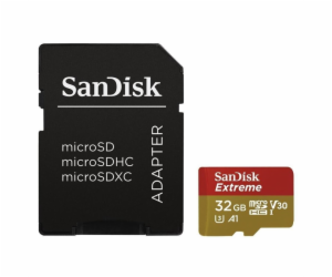 PAMĚŤOVÁ KARTA SANDISK 32GB MICRO SDHC EXTREME 100MB/s