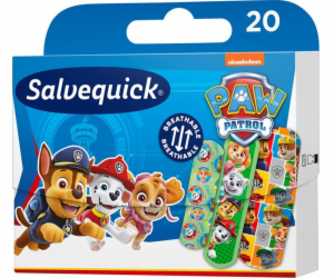 Dětské náplasti Salvequick Kids Paw Patrol 20 ks.