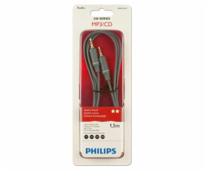 Kabel PHILIPS 3,5 mm M, 3,5 mm M, 1,5 m, šedý SWA4522S/10