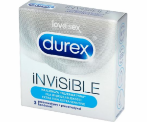 Durex Invisible Extra Sensitive kondomy 3 ks