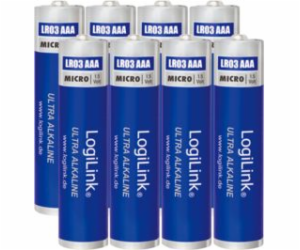 Baterie LogiLink Ultra Power AAA / R03 650mAh 8 ks.