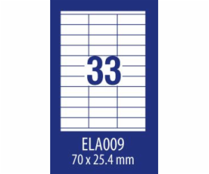 Avery Zweckform LABEL ZF ECONOMY 70X25.4MM 009 100ARK LAB...