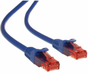 Maclean RJ-45/RJ-45, Cat.6, U/UTP, modrá, 3m (MCTV-303N)