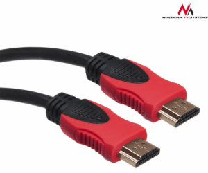 Maclean HDMI - HDMI kabel 5m červený (MCTV-708)