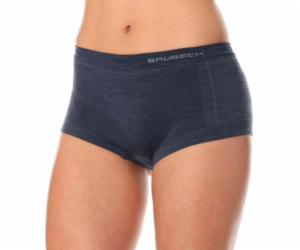 Brubeck BX10440 Dámské boxerky COMFORT WOOL tmavé jeans S