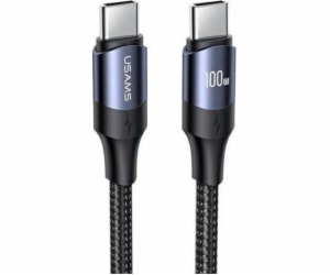 Usams USB-C – USB-C USB kabel 3 m černý (6958444973357)