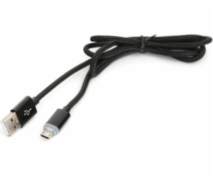 Omega USB-A - microUSB kabel 1 m černý (OUAMFMB)