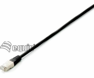 Equip Patchcord Cat6a, S/FTP, 1m, černý (605690)