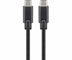 Goobay USB-C – USB-C USB kabel 1 m černý (531398)