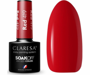 Claresa Claresa Soak Off UV/LED Red hybridní lak 419 5g