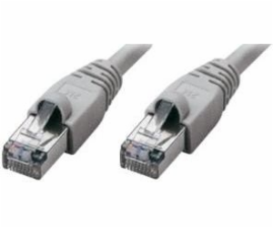 Patchcord TecLine, S-STP, CAT.6, 1m, šedý (71401)