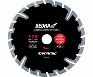 Dedra TURBO S dynamický diamantový kotouč 125 mm 22,2 mm ...