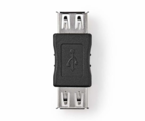 Adaptér NEDIS USB Type AF, USB Type AF, černý