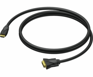 Kabel Procab HDMI - DVI-D 1,5 m černý (CLV160/1,5)