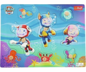 Trefl Dřevěné puzzle pro děti PREMIUM Paw Patrol packa 16316