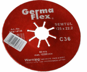 Germa Flex Brusný kotouč na kameninu 125 P 36 GLK36