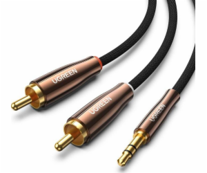 Ugreen Jack 3,5 mm - RCA (Cinch) kabel x 2 1m černý (80845)