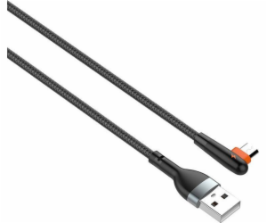 LDNIO USB-A - microUSB USB kabel 1 m černý (LS561 micro)