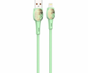 LDNIO USB-A – Lightning kabel zelený (LS832 Lightning)