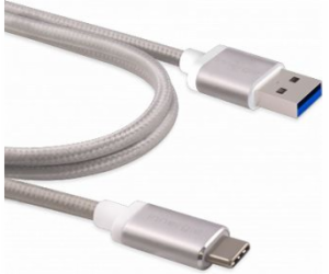 Innergie USB-A - USB-C USB kabel 1 m stříbrný (3082186500)